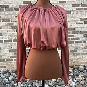 Bubble Hem Crop Top